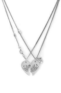 Juicy Couture Best Friends Sterling Silver Necklace  
