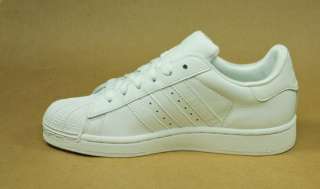 New Superstar 2 Athletic Fashion Sneakers Junior Size G15721 All White 