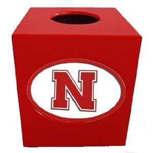  Fan Creations Nebraska Cornhuskers Tissue Box Cover 