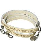Dillon Rogers Faith Courage Hope Bracelet   Wrap Bracelet View 5 