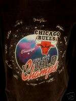 1991 ~CHICAGO BULLS~ VINTAGE * WORLD CHAMPS * T SHIRT  