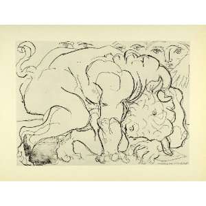   Mythological Beast Modern Art Vollard   Original Halftone Print: Home