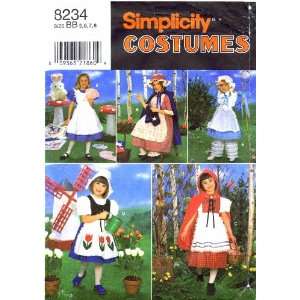   Bo Peep Dutch Girl Alice in Wonderland Halloween Costume Size 5   6