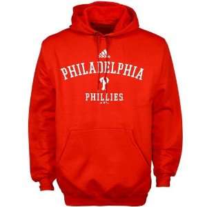 Adidas Philadelphia Phillies Red Practice Hoody Sweatshirt:  