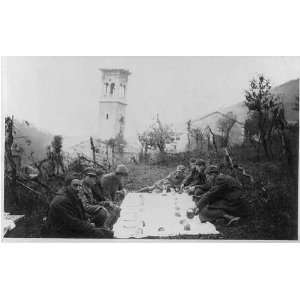  Italy,WWI,World War I,Picnic,Piave River,1918