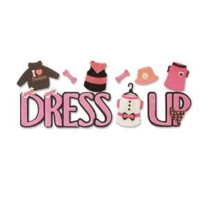  Dimensional Title Stickers Dress Up
