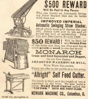 Victor Clover Huller Newark Machine Co Love CARD 1880s  
