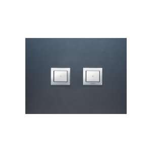   Rectangular Dual Flush Custom Mount Buttons 237023S: Home Improvement