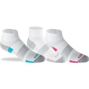  Asics Intensity Quarter Sock   Womens   3 Pack: Sports 