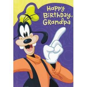  Greeting Card Birthday Disney Goofy Happy Birthday 