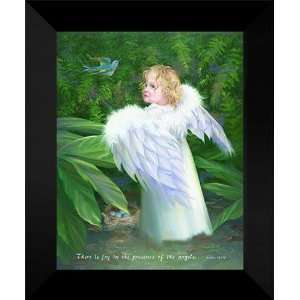  Joyce Birkenstock FRAMED 15x18 Baby Angel IX W/Verse 