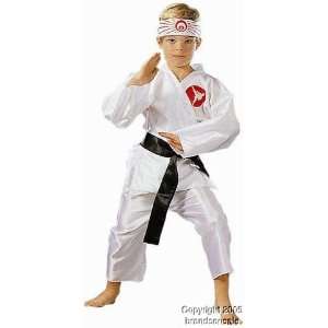  Kids Karate Boy Halloween Costume (Size:Small 4 6): Toys 