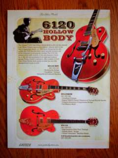 CHET ATKINS HOLLOW BODY GUITAR PICTURE AD!!!  