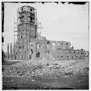   South Carolina. Ruins of Circular Church,Secession Hall Home