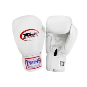  Twins BOXING Muay Thai GLOVES : White: Sports & Outdoors