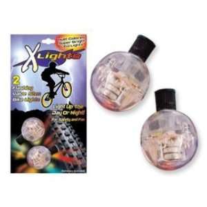  X Lights 2 Flashing Valve Stem Bike Lights Case Pack 72 