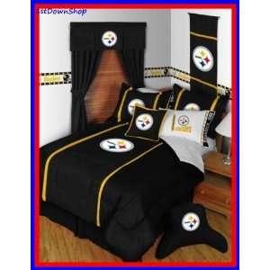 Pittsburgh Steelers 5Pc MVP Full Comforter/Sheets Bed Set:  