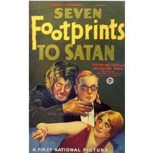  Seven Footprints to Satan   Movie Poster   27 x 40