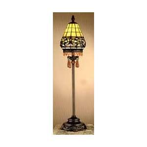   : Lewellen Antique Bronze Sand Tiffany Buffet Lamp: Home Improvement