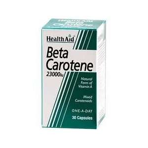  Health Aid Beta Carotene (Natural) 15 mg, 30 Capsules 
