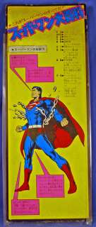 1979 11 inch Jumbo Vinyl Superman Figure MOC Popy  