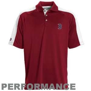   Antigua Boston Red Sox Red Force Performance Polo: Sports & Outdoors