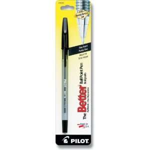   Better Ballpoint Pen, Fine Point, Black Ink (35010): Office Products