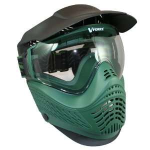   Shield Anti Fog Paintball Mask   Gun Metal Green