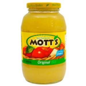 Motts Original Apple Sauce 24 oz  Grocery & Gourmet Food