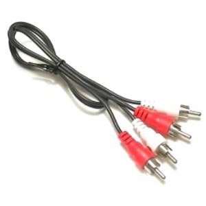  25 DUAL RCA MALE TO DUAL RCA MALE AUDIO PATCH CABLE 