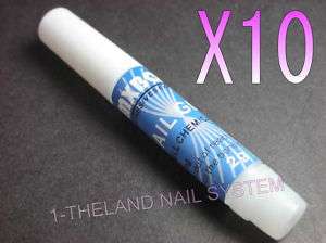 10x 2g Blue Nail Glue For False Tips Acrylic Nail Art  