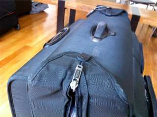 Tumi Alpha Rolling Wheeled Garment Bag Black Long Ballistic AMAZING 