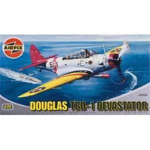   Airfix 1/72 Douglas TBD 1 Devastator Airplane Model Kit: Toys & Games