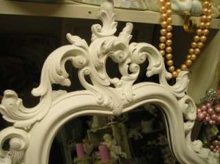 EXQUISITE ORNATE MIRROR DECOR~ROSES~Shabby~Cottage~Chic  