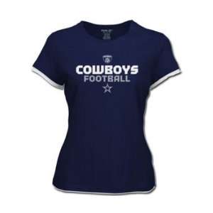 Dallas Cowboys Gemini Too Cap Sleeve Womans Tee Sports 