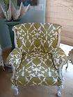vintage 50 s club chair french country chic linen returns not accepted 