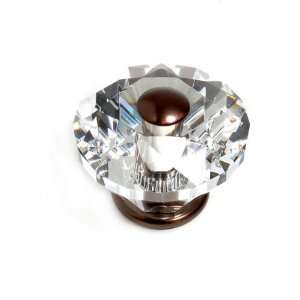 Jvj Hardware   60 Mm (2 3/8) Diamond Cut 31% Leaded Crystal Knob 