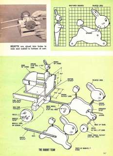 Woodworking Plan Pattern Easter Toy Bunny Chick Chicken  