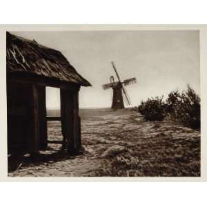  1926 English Windmill Wroxham Norfolk England Hoppe 