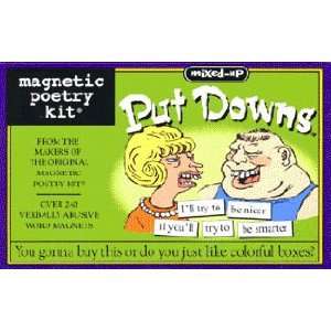 Mixed Up Put Downs Magnetic Poetry Kit Toys & Games