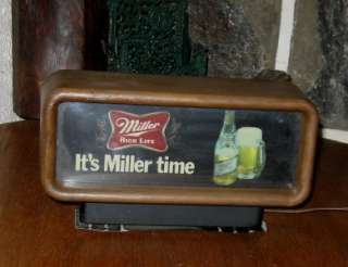 OLD MILLER BEER SIGN LIGHTS UP NICE  