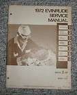 1972 Evinrude Johnson factory service manual 2 HP