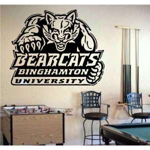   Vinyl Sticker Sports Logos Binghamton Bearcats (S082)