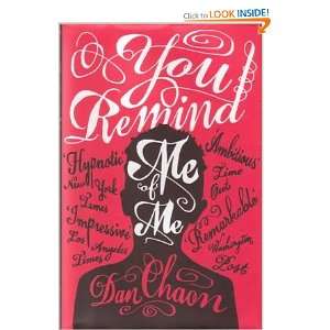 You Remind Me of Me Dan Chaon 9780719565403  Books