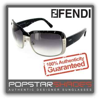 Stunning FENDI Sunglasses FS464 007 Silver Black Hot  