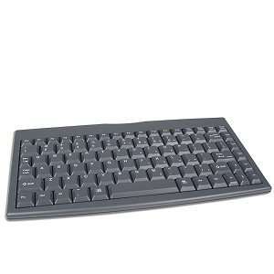  Mini Wireless 87 Key Keyboard (Grey) Electronics