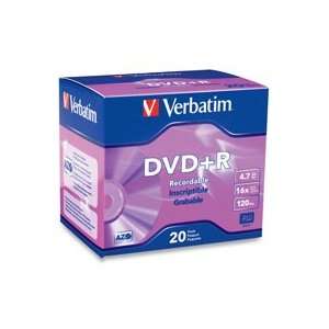  Verbatim DVD+R Recordable Media Electronics
