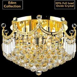   3021AG Ceiling Light Solid Brass Lead Oxide Crystal: Home Improvement