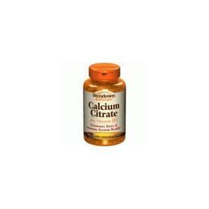  Sundown Calcium Citrate 300 Mg Plus Vitamin D Tablets   60 