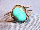 Vintage Old Pawn Native America Turquoise & Sterling Cu